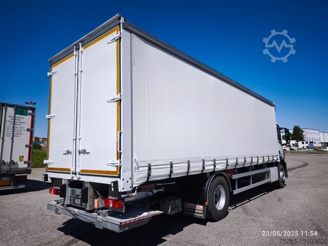 Camião plataforma com lona Mercedes-Benz 1830L ANTOS EURO 6