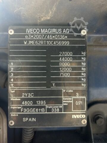 Camión con caja móvil IVECO S-WAY 460, AS260SY/FP BDF,   WECHSELFAHRGESTELL, INTADER, E6