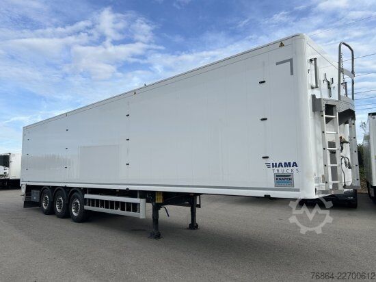 Semirremolque con piso móvil KNAPEN K600 SCHUBBODEN, SEITENTüREN , 87M³, LIFTACHSE, ALU-FELGEN,