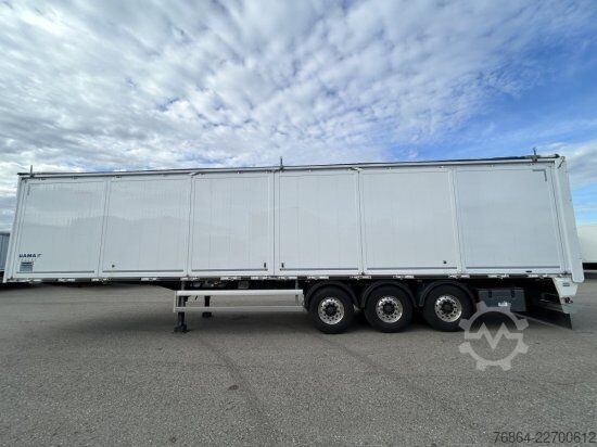 Semirremolque con piso móvil KNAPEN K600 SCHUBBODEN, SEITENTüREN , 87M³, LIFTACHSE, ALU-FELGEN,