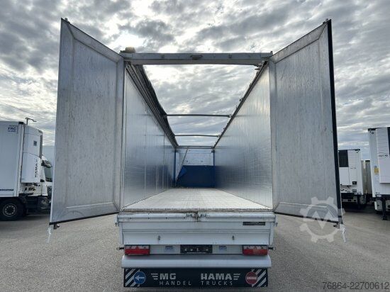 Semirremolque con piso móvil KNAPEN K600 SCHUBBODEN, SEITENTüREN , 87M³, LIFTACHSE, ALU-FELGEN,