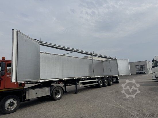 Semirremolque con piso móvil KNAPEN K600 SCHUBBODEN, SEITENTüREN , 87M³, LIFTACHSE, ALU-FELGEN,