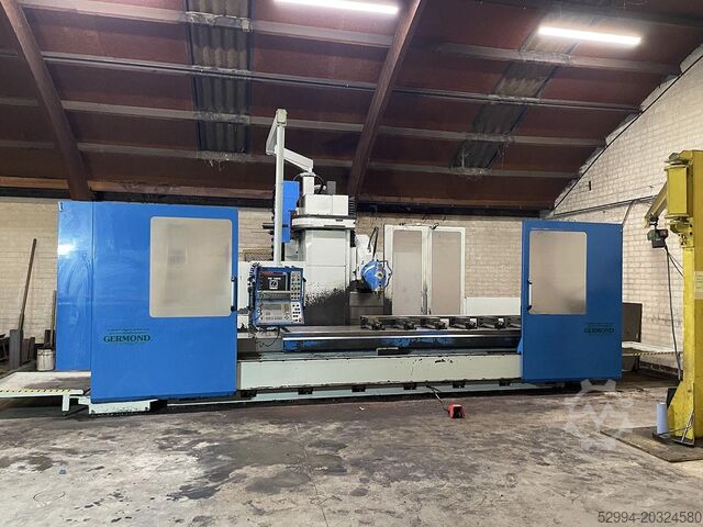 Bed milling machines with moving table & CNC Kiheung U1000 X: 3600 - Y: 1000 - Z: 1600 mm CNC