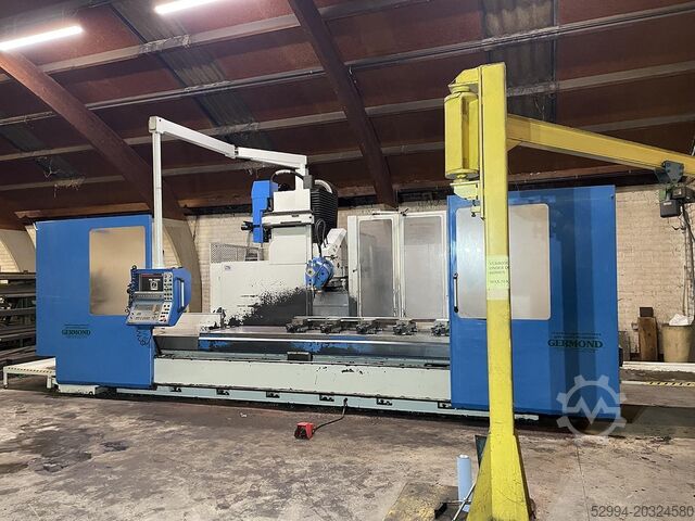 Bed milling machines with moving table & CNC Kiheung U1000 X: 3600 - Y: 1000 - Z: 1600 mm CNC