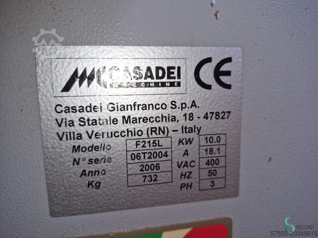Stolne glodalice Casadei F 215L 2006 Casadei F 215L