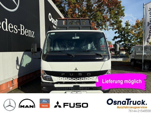 Furgón volquete MITSUBISHI 3C15 Hinterkipper+Box Klima,AHK 3,5t,Diff.-Sp.