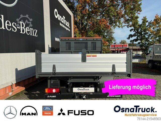 Furgón volquete FUSO 3C15 Hinterkipper+Box Klima,AHK 3,5t,Diff.-Sp.