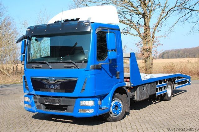 Bärgningsbil MAN TGL 8.180 BL Abschleppwagen Autotransporter Top