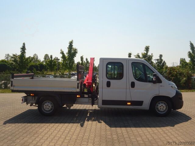 Pick-up bestelwagen FIAT Ducato Maxi Doka Pritsche Fassi Ladekran