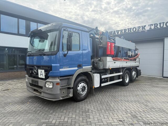Usisno vozilo Mercedes-Benz Actros 2541 | 13,000L sewer cleaner | Wittig va...