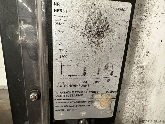 ম্যানুয়াল স্ট্যাকার Toyota SPE 120 L - TRIPLEX 3,9 m