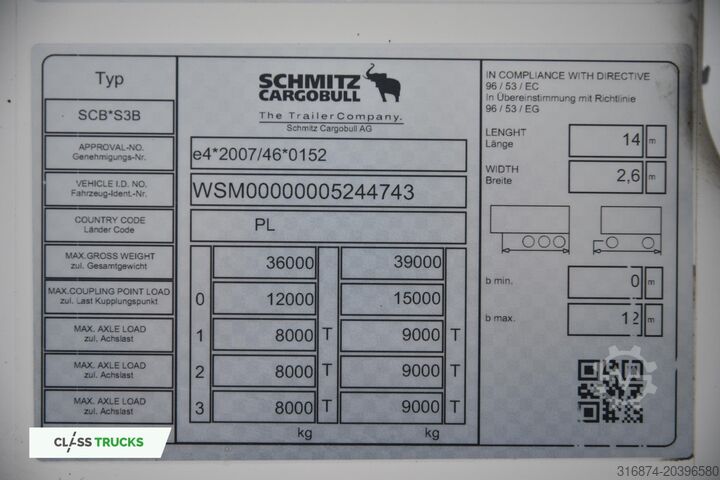 Külmutusauto poolhaagis SCHMITZ CARGOBULL SKO FP 60 ThermoKing SLXi 300