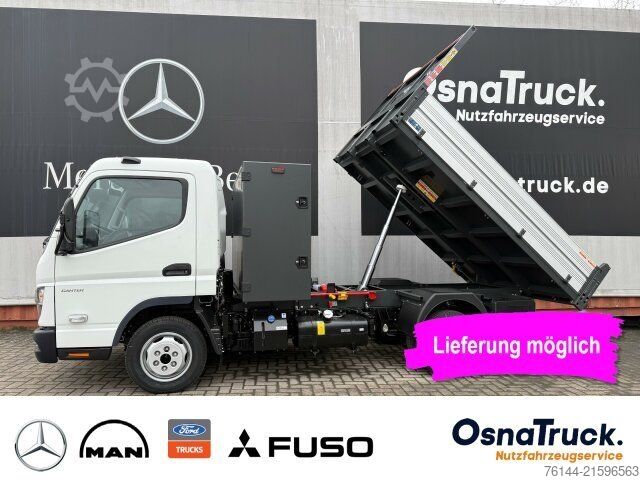 وان کمپر کمپرسی MITSUBISHI 3C15 AMT Hinterkipper+Box Automat.,Klima,AHK3,5t