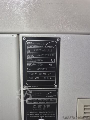 منشار شريطي KASTO Twin A2