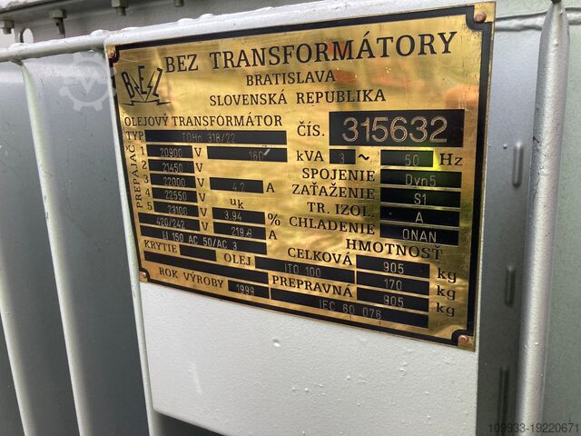 трансформатор BEZ TOHn 318/22