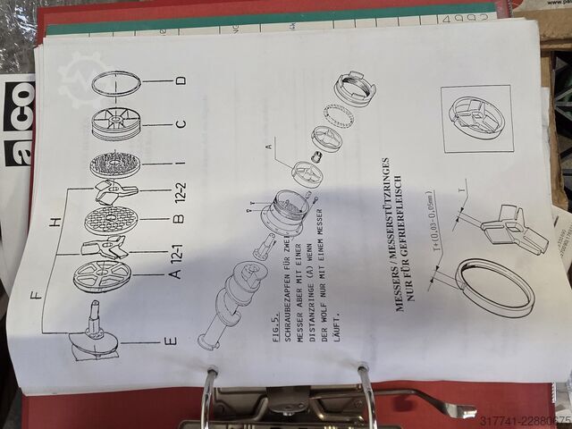 Mėsos perdirbimo mašina Palmiarnia 412 412
