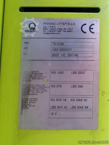 Stacker Pramac TX-10/09