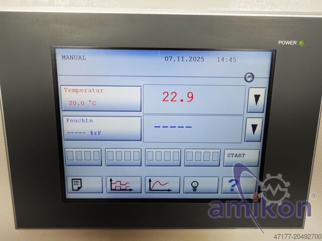 Climatic chamber with humidity, 34 liters Weiss WKL 34/40 -40...+150°C