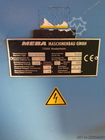 напівавтоматична стрічкова пилка MEBA ECO-320 GH SS