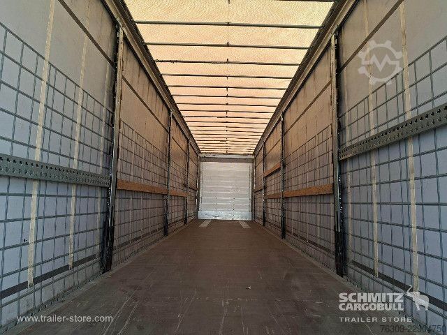 مقطورة نصفية مفتوحة مع قماش مشمع Schmitz Cargobull Curtainsider Mega Getränke