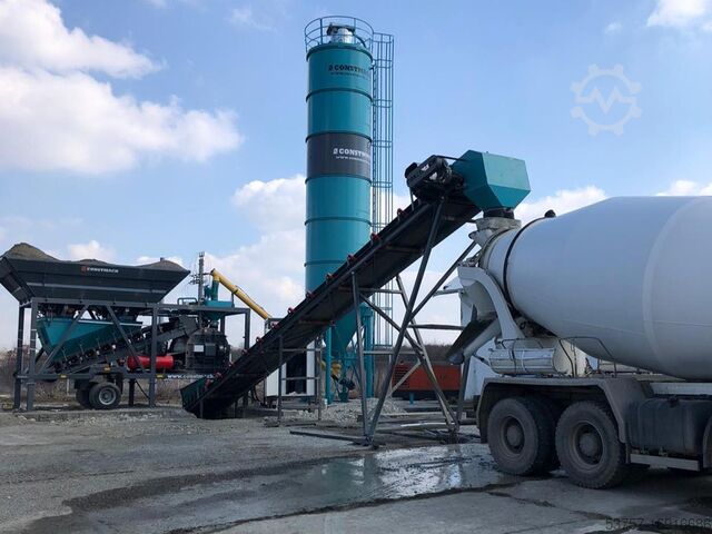 Mobil betongblandningsanläggning 45m3 small mobile concrete mixing plant 45m3 small mobile concrete mixing plant