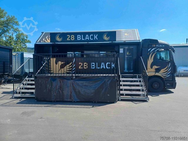Speciális rendeltetésű teherautó MERCEDES-BENZ Actros 2548 show-truck, Coctailbar incl. Bühne