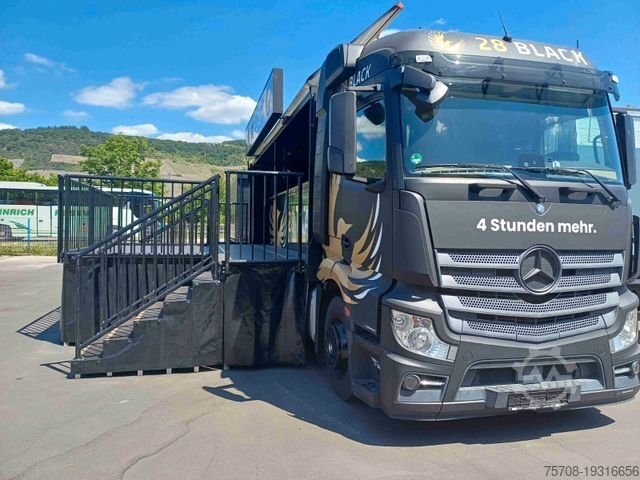 Italautó italáruszállító MERCEDES-BENZ Actros 2548 show-truck, Coctailbar incl. Bühne