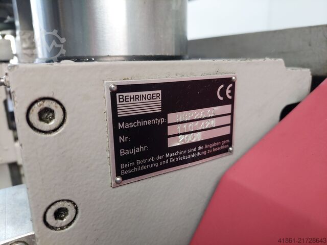 Çift kolonlu, yatay otomatik şerit testere BEHRINGER HBP 263 A