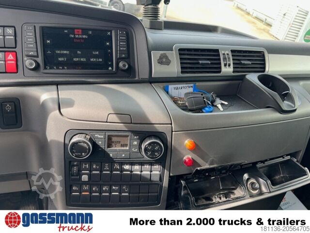 Camión de plataforma MAN TGS 26.360/400 6x2-4 BL, Lenk-/Lift, Kran Atlas AK