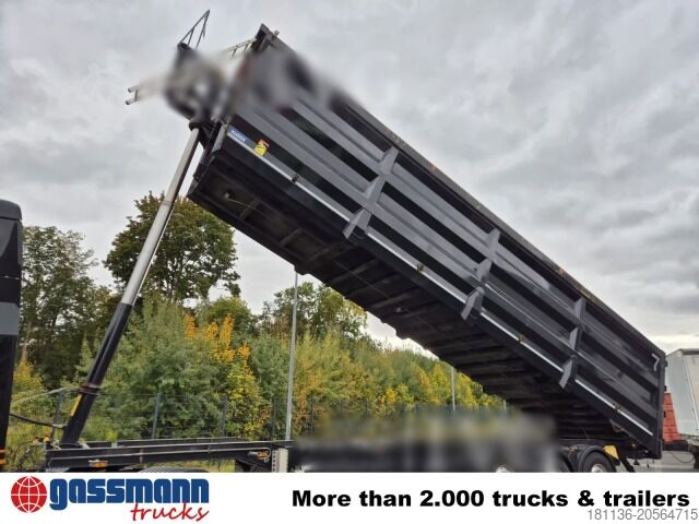 Полуремарке самосвал  KLOOS FT 74, Stahlmulde ca. 74m³, 2x Liftachse,