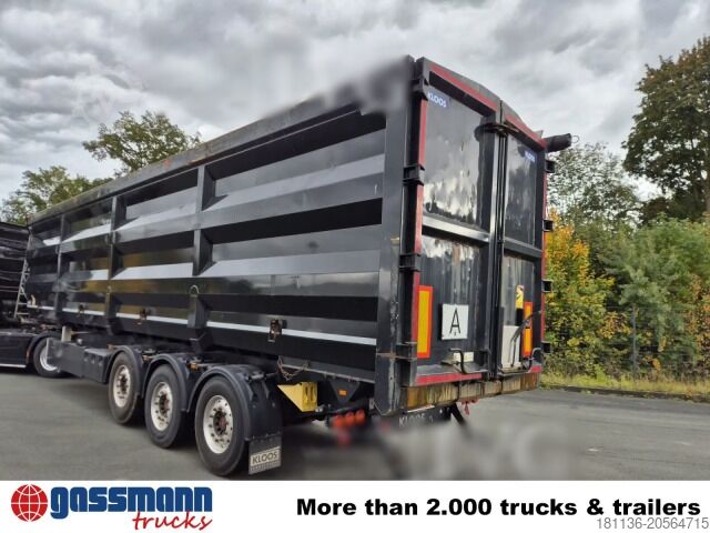 Полуремарке самосвал  KLOOS FT 74, Stahlmulde ca. 74m³, 2x Liftachse,