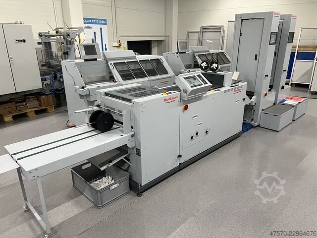 Brochureproductielijn Horizon VAC-600Ha + VAC-600Hc + SPF-200a + FC-200a Booklet Making Line