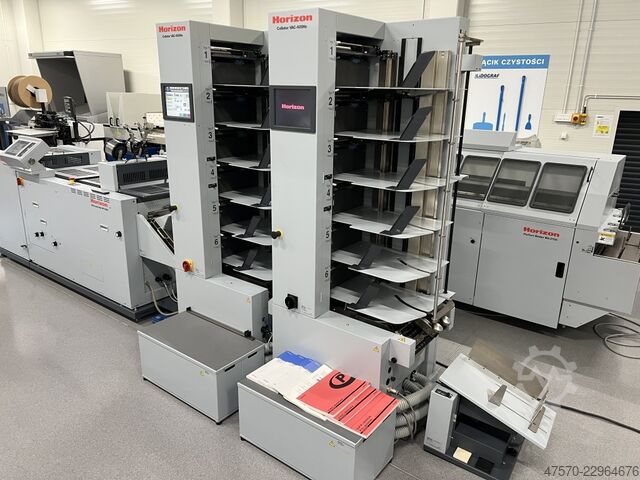 Brochureproductielijn Horizon VAC-600Ha + VAC-600Hc + SPF-200a + FC-200a Booklet Making Line