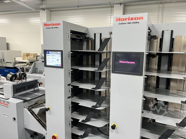 Brochureproductielijn Horizon VAC-600Ha + VAC-600Hc + SPF-200a + FC-200a Booklet Making Line