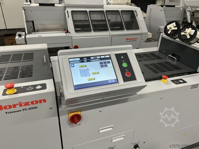 Brochureproductielijn Horizon VAC-600Ha + VAC-600Hc + SPF-200a + FC-200a Booklet Making Line
