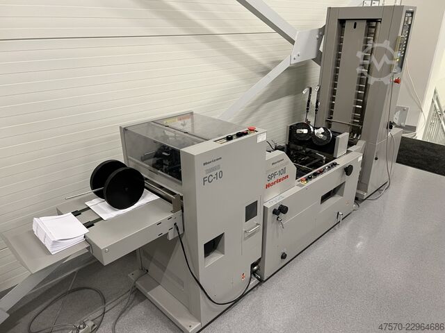 Brochureproductielijn Horizon MC-80a + SPF-10II + FC-10II Booklet Making Line