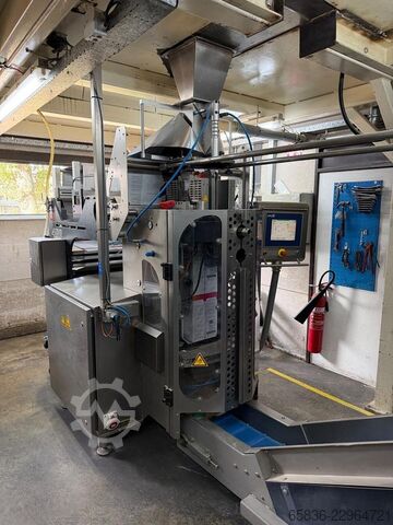 Linha completa de pesagem, embalagem e encaixotamento com Yamato e GEA SmartPacker SX400 GEA SmartPacker SX400