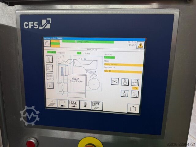 Linha completa de pesagem, embalagem e encaixotamento com Yamato e GEA SmartPacker SX400 GEA SmartPacker SX400