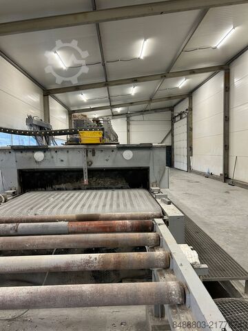 Granīta plākšņu pulēšanas līnija Breton LEVIBRETON KFG 4600