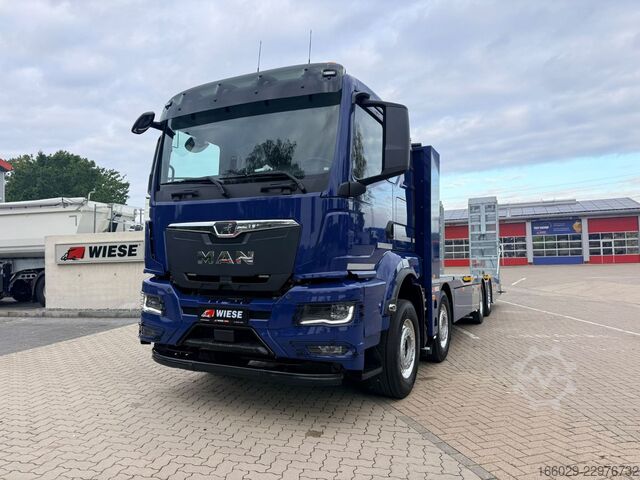 Reboque MAN TGS 35.540  Maschinentransporter mit Rampen