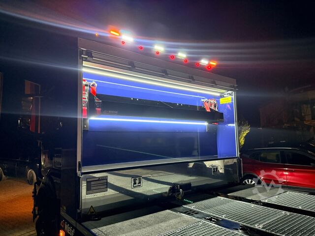 Reboque MAN TGS 35.540  Maschinentransporter mit Rampen