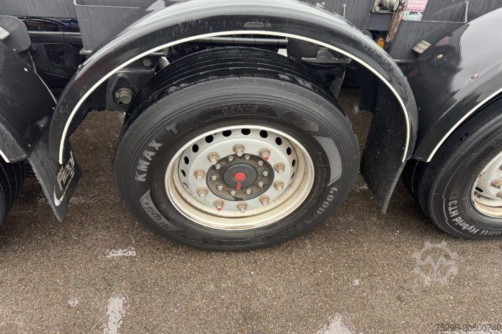 Poluprikolica za izmjenjive sanduke Fliegl SDS 380 Containertransport  / Swiss-Vehicle