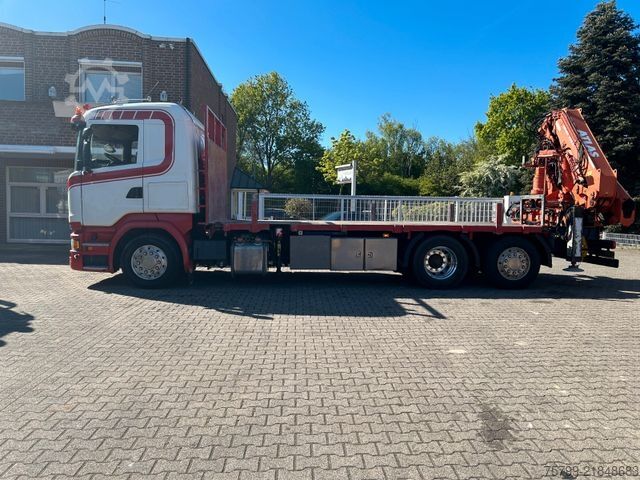 Dizalica na kamionu SCANIA R520 V8 Pritsche+ ATLAS 390 Kran +Lift-Lenkachse