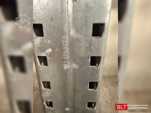 Schwerlastregal Industrieregal 18,7 lfm SSI Schäfer PR600 Palettenregal H:1150cm , 4000 kg Fachlast Hochregale