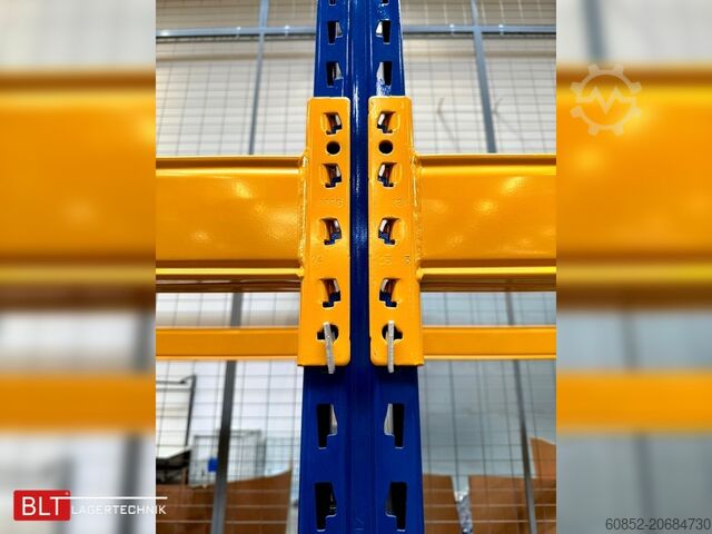 Schwerlastregal 14 lfm. Jungheinrich MPB Palettenregale H:645cm 1800kg Fachlast Schwerlastregale