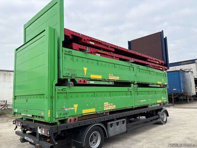 可换车身 Krone Baustoff 7,45m Zurringe Bordwände Türen