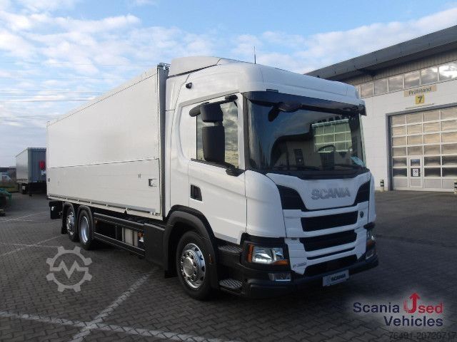 Camion de boissons Scania P 320 B6x2*4NB / EWERS Schwenkwandaufbau