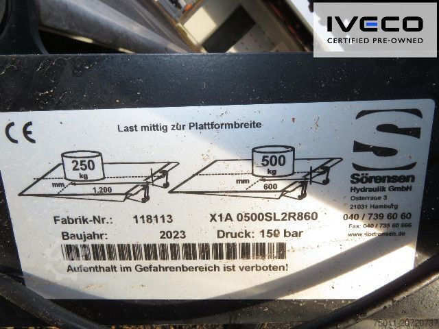 Furgon skrzyniowy IVECO Daily 35C16 Koffer/LBW Klima, Zwillingsreifen