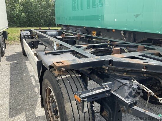 Reboque de chassis intercambiável KRONE ANHäNGER LAFETTE AZW 18ELB9  STANDARD DREHSCHEMEL, MIETKAUF MGL.
