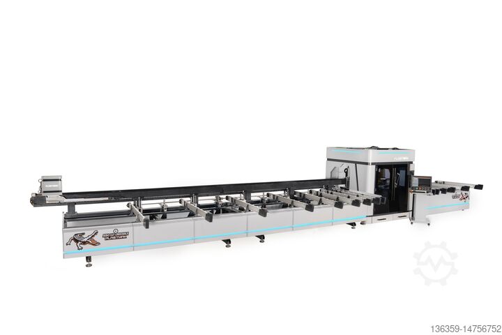 çift gönye testere PLASTMAK PVC ALÜMİNUM İŞLEME MAKİNELERİ SÇ 4550 PROFILE CUTTING AND PROCESSING